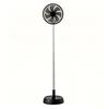 Home Bedroom Outdoor Camping Foldable Vertical Desktop Electric Fan Remote Control Silent Timed Left Right Rotation Black Fan