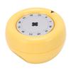 Kitchen Visual Timer Magnetic Visual Cooking Mechanical Timer with Loud Alarm for Nap Alarm Study Reminder Creamy Yellow