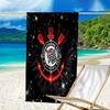 Sport Club Football Crest Printed Beach Towel, Super Soft Microfiber, Perfect Gift Birthday, for Pool, Beach, Travel, for family and friends