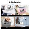 Retro-Stil Kabelloses Laden Bluetooth-Lautsprecher Wecker FM-Radio Desktop-Nachttischlautsprecher TF-Kartenleser Computerlautsprecher