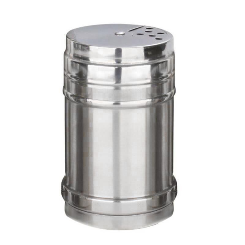 Salt Seasoning Tank Box Toothpick holder Kitchen Stainless Steel Granular