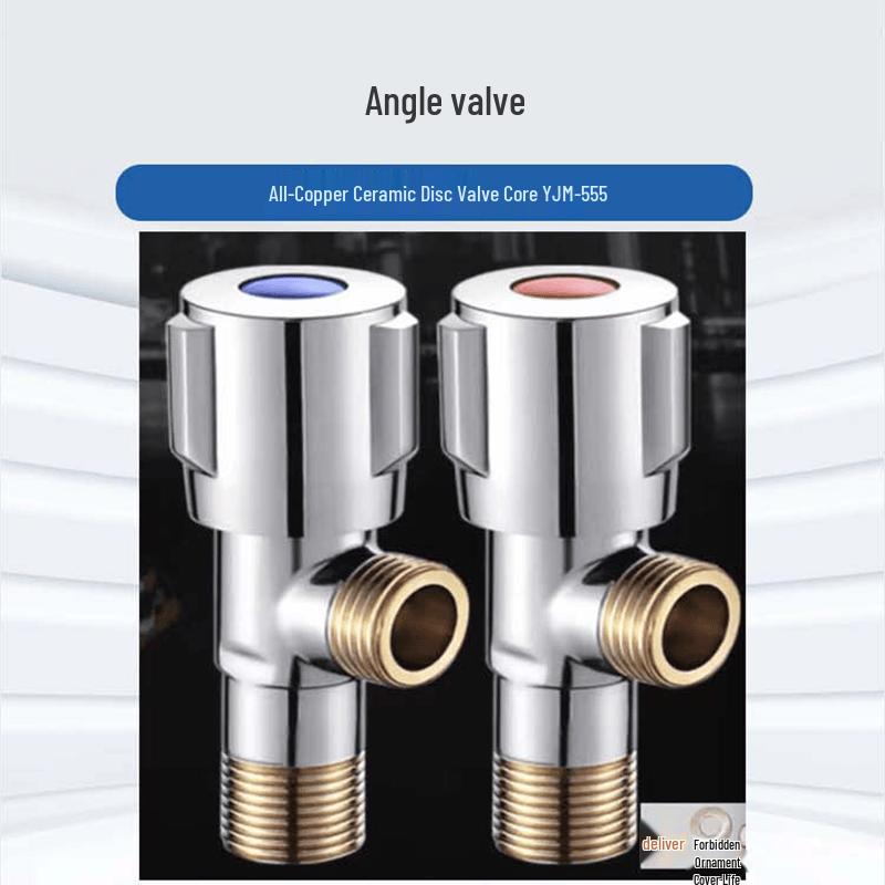 FAENZA All-Copper Angle Valve with Ceramic Cartridge