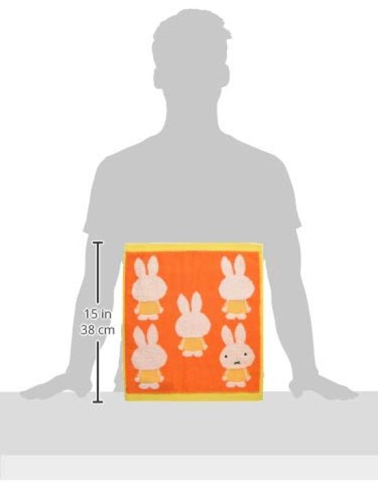 Marushin Miffy Blue Miffy Hand Heavyweight Made in 0365075600 Towel, Cotton, Portugal,