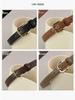 Women's Genuine Leather Cowhide Belt, Summer 2022, Versatile Ins Style, Decorative, for Dresses & Narrow Pants.