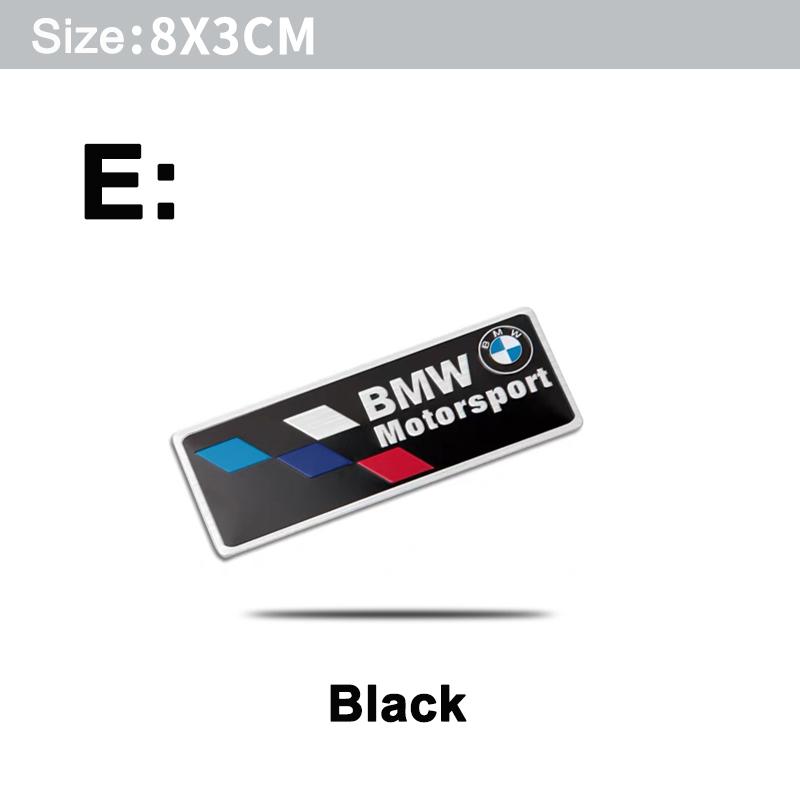 Sticker Emblemi Styling Auto Lega di Alluminio Parafango Auto Bagagliaio Stemmi Per BMW M E46 E90 E60 F30 F10 E39 E36 F20 G30 /Valvole Pneumatici Auto