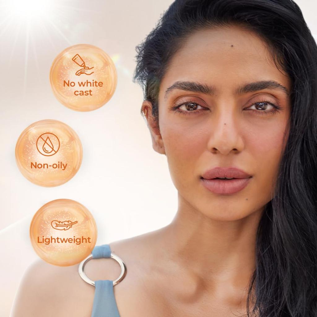 La Shield Fisico SPF 50 PA+++ Mineral Sunscreen Gel 50g | Water Resistant | Non-Greasy No White Cast | Dermatologist Recommended For Sensitive Skin