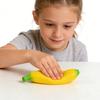 Banana Squeeze Toy Soft Stress Relief Toy for Kids Adults Stretchable Banana Fidget Toy for Concentration And Relaxation at Work School