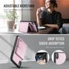 For iPhone XS 5.8 inch/iPhone X Case JEEHOOD J09 RFID Blocking Card Holder Leather Back Phone Cover Compatible with MagSafe