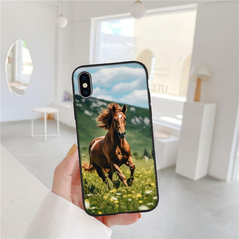 CJ53 Fine Horse Soft Shell Phone Case for Xiaomi Poco C40 C50 C51 C55 C65 C71 C75 F3 F5 F6 F7 M2 M3 Pro Ultra