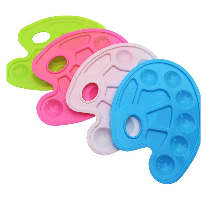 Palette De Peinture En Aluminium Rectangle 6 Puits – Idéale Pour Acrylique, Huile Et Aquarelle – Légère Et Facile à Nettoyer