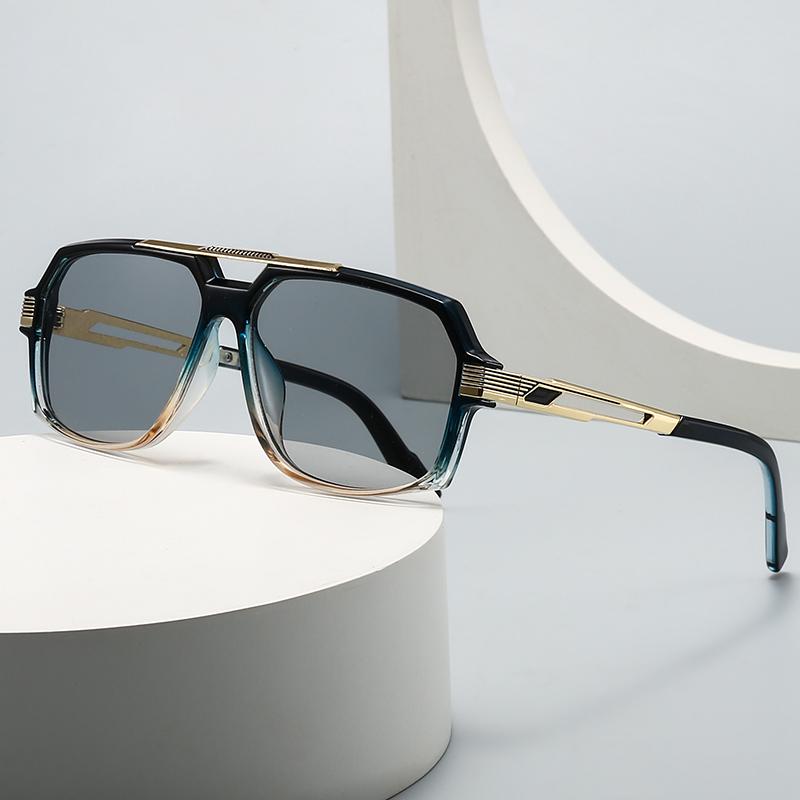 Export New Modern Retro Large Frame Men'S Sunglasses Ins Style Street Shooting Big Brand Ink Lh268