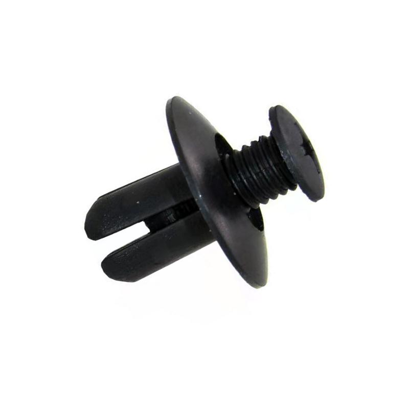 50Pcs 8mm Auto Bumper Fastener Hole Rivet Retainer Push Engine Cover Car Door Trim Panel Clip Fasteners Car Maintenance Parts