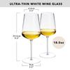 2PCS Ultra-thin Tasting And  Appreciation Goblets Collection Level Handmade Red Wine Glass Crystal Burgundy Bordeaux Goblet Art