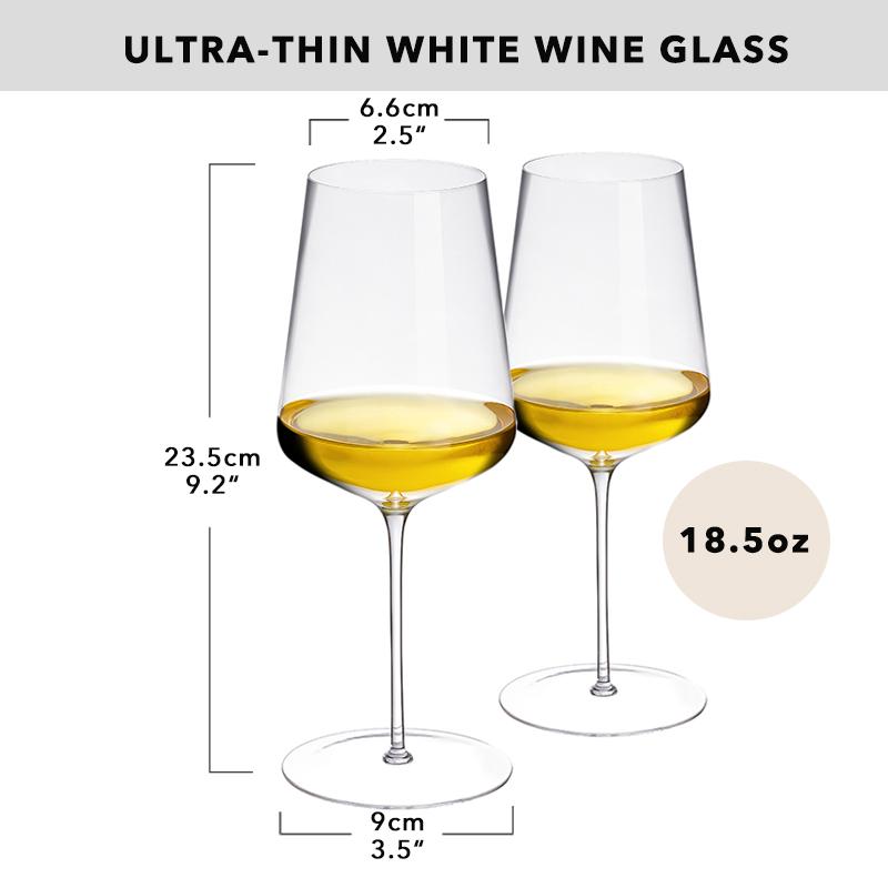 2PCS Ultra-thin Tasting And  Appreciation Goblets Collection Level Handmade Red Wine Glass Crystal Burgundy Bordeaux Goblet Art