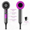 Slopehill Professional Ionic Hair Dryer, Powerful 1800W Fast Drying Low Noise Blow Dryer with 2 Concentrator Nozzle 1 Diffuser Attachments for Home