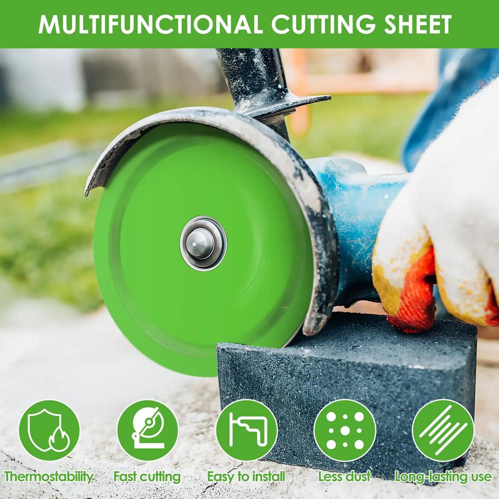 5 Stück Glasschneidscheibe für Winkelschleifer Diamant Glasschneidsägeblatt Keramikschneidscheibe Nass-/Trockengebrauch Glasschneidscheibe