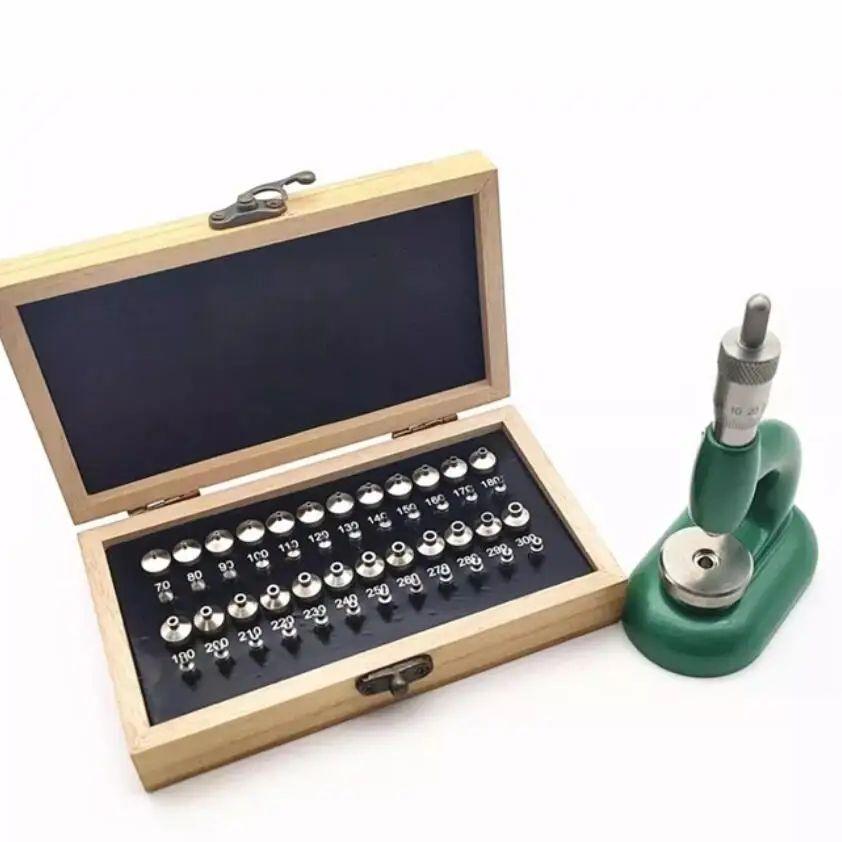 

Watch Repair Tool Set with 48 Dies, Aluminum Alloy Watch Press Case Closer, Glossy Finish, Non-Slip Handle, for Watchmakers