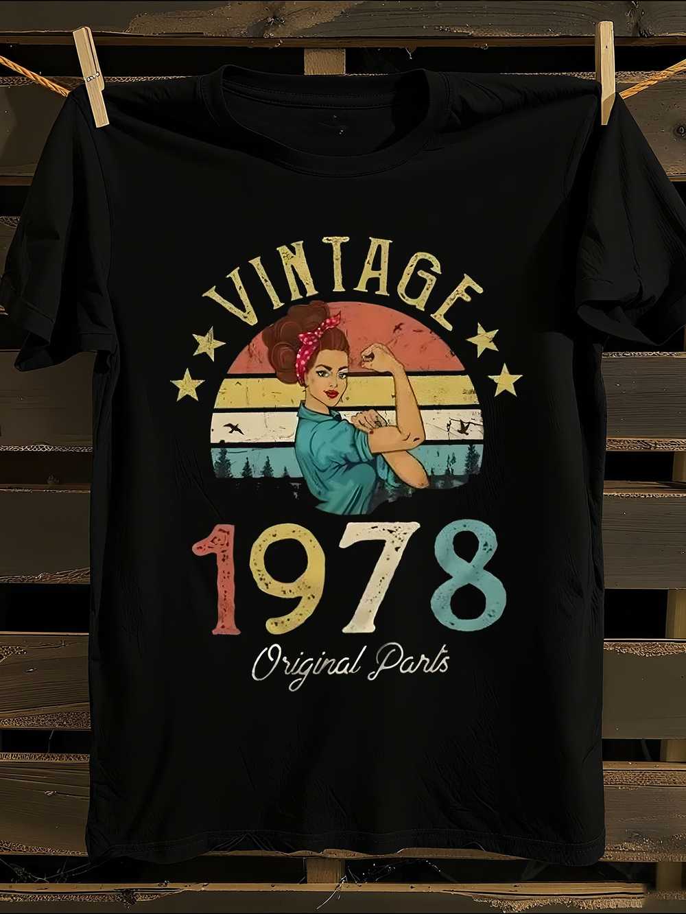 s Винтажная ретро-футболка 1978 года XL