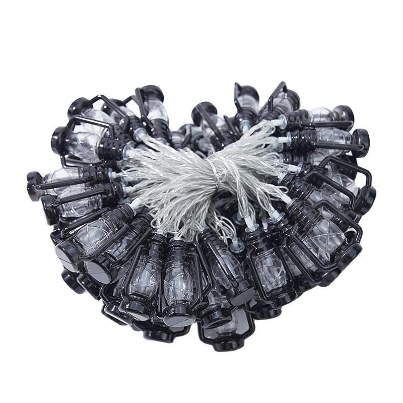 

4 шт., гирлянды для батарейного отсека с дистанционным управлением, 8 функций для рождественских свадеб в помещении One Size чёрный