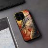Kunst Drache Handyhülle Für IPhone 17 Air 16 E Pro Max 15 14 13 Mini 12 Pro 11 Max Plus Schwarze Glasabdeckung