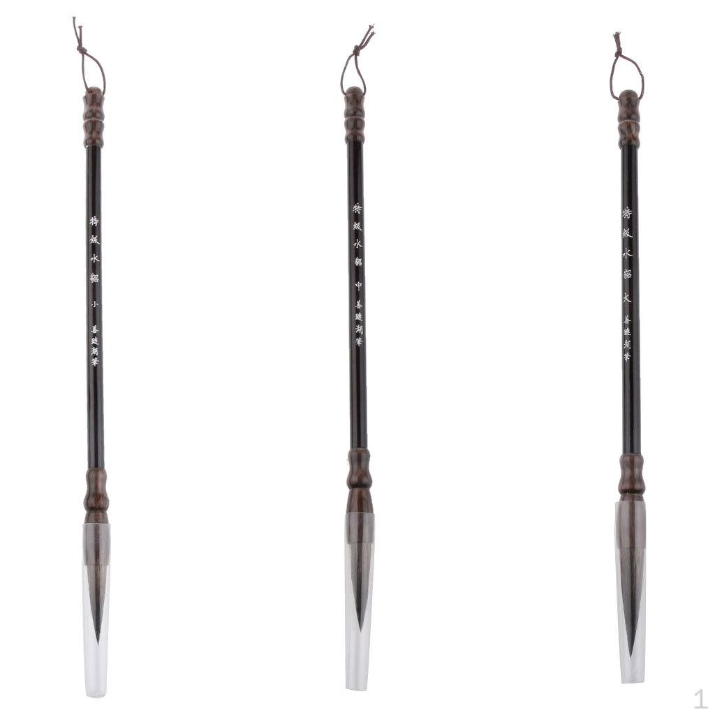 

Small Hard Artificial Hair Wooded Shaft Chinese Writing Brush Calligraphy