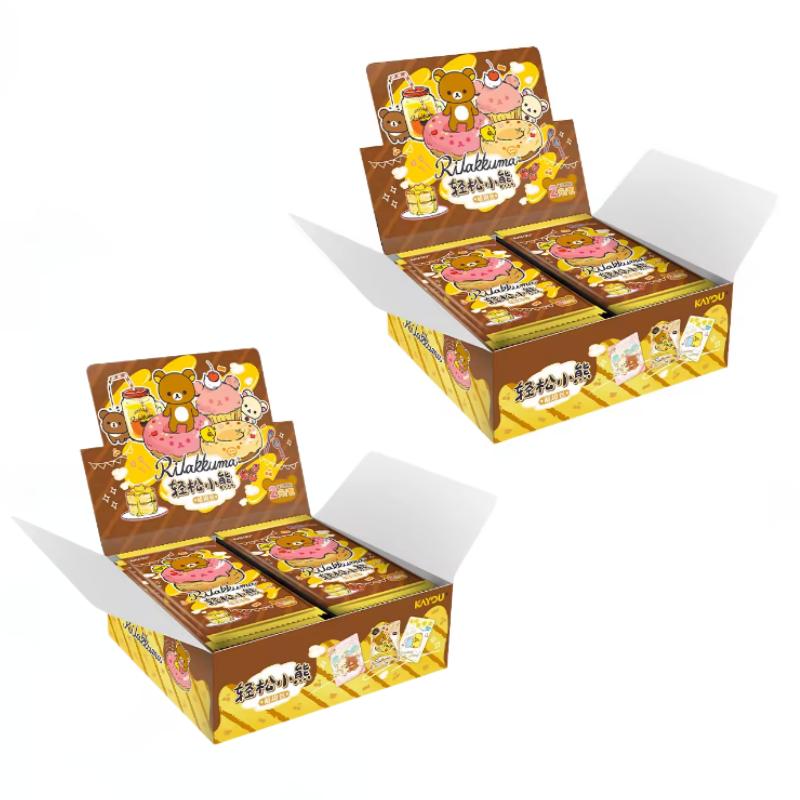 Genuine Rilakkuma Collection Card Cute Package Vol.1 Watercolor Style Fairytale Atmosphere Anime Game Collection Card Gift