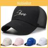 Alphabet Embroidery Hats Womens Summer Mesh Couple Shade Sports Breathable