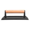Cast Iron Steak Press, Bacon Press with Wooden Handle for Grilling Hamburgers and Steaks, with Sturdy Weight for   Cooking, Restaurants and Home