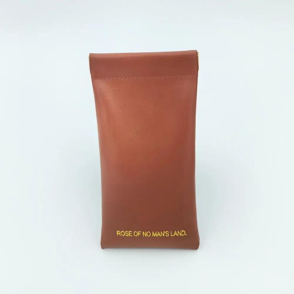 Fashion Simple Lipstick Makeup Bag Portable PU Jewelry Handbag Travel Mini Cosmetic Organizer Pouch for Women Girls