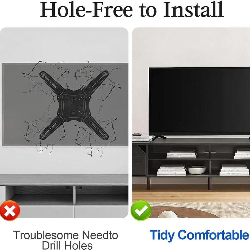 2 Pcs TV Stand Legs, Table Top TV Stand Base Replacement Bracket, Universal TV Legs Compatible with Samsung LG Sharp TVs Most 32-65 Inch, Includes