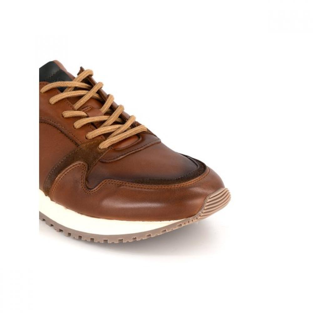 S.T. Dupont Athletic Business Casual Soft Leather Sneakers Pe5smc1at507pbr