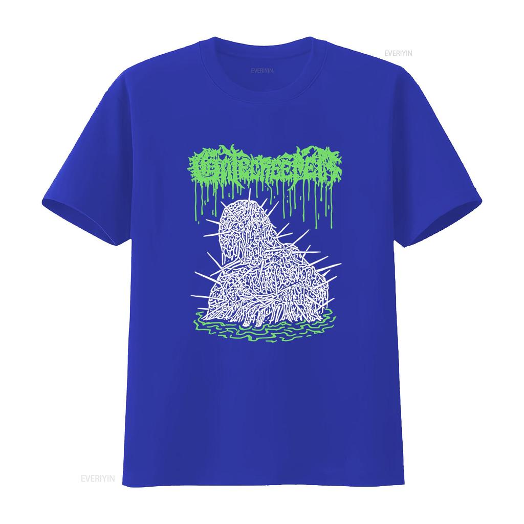 New Gatecreeper Slim Fit Cotton Black T Shirt with Spiked Monster Design All Sizes Available Ac2108 Vintage Washed Soft