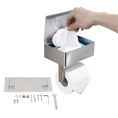 Porta Rotolini Può Mettere Salviette Umidificate Cassetto in Acciaio Inossidabile Scaffale Portasciugamani di Carta