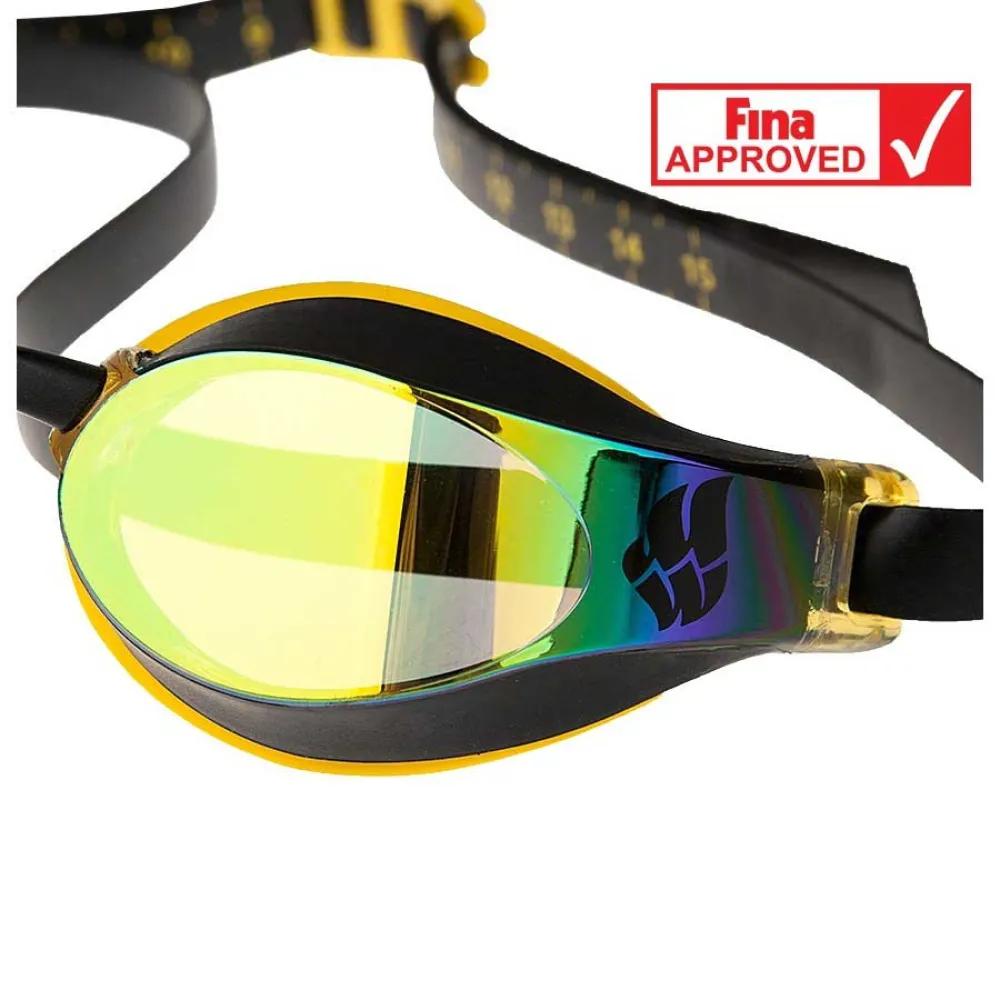 Madwave Plastic Swimming Goggles with Mirror Coating X-Look Rainbow