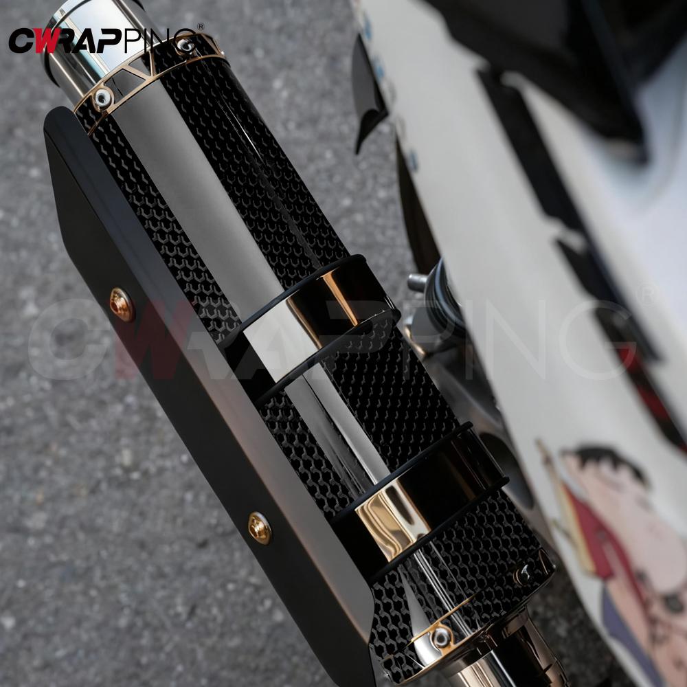 TPF Car Film Covering Ghost Air Release Vinyl for Motorcycle Waterproof Auto Outdoor Accessories Carbon Fiber Sticker Wrap Parts