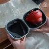 Edenus Fulu Ceramic Travel Tea Set with Easy Brew Pot