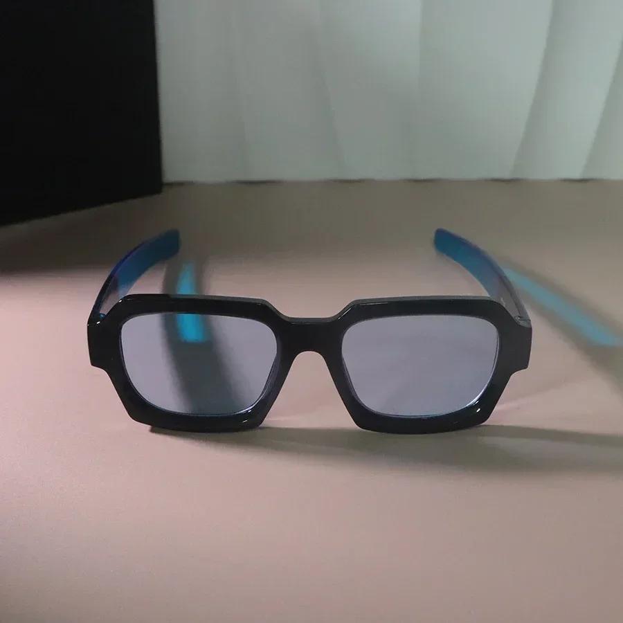 Retro Square Sunglasses Women Fashion Plastic Frame Vintage Sun Glasses Men Stylish Oversized Eyewear