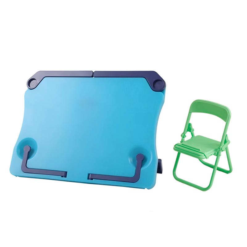 Portable Desk Mobile Phone Tablet Folding Holder, Mulit Function Stand for Phone Pad, Universal Book Reading Music Score Stand