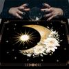 Velvets Tarots Reading Cloth Occult Symbols Artistic Velvets Divination Mats Spiritual Practice Accessory