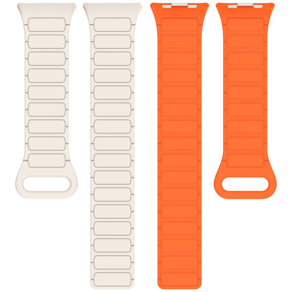 For Xiaomi Redmi Watch 5 Replacement Silicone Watch Band Reverse Buckle Magnetic Wrist Strap