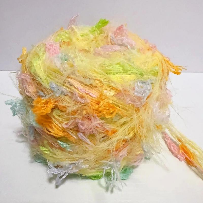 

100 г Смешанные Флористические Материалы для Рукоделия Разноцветный Микс Ручная Работа Крючком DIY Мягкое Вязание Пасторальный Стиль Искусственная Норка Милый Разноцветный E