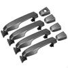4 Pieces Door Handle with Keyhole Properly Fitting Exterior Aftermarket for Car Repair