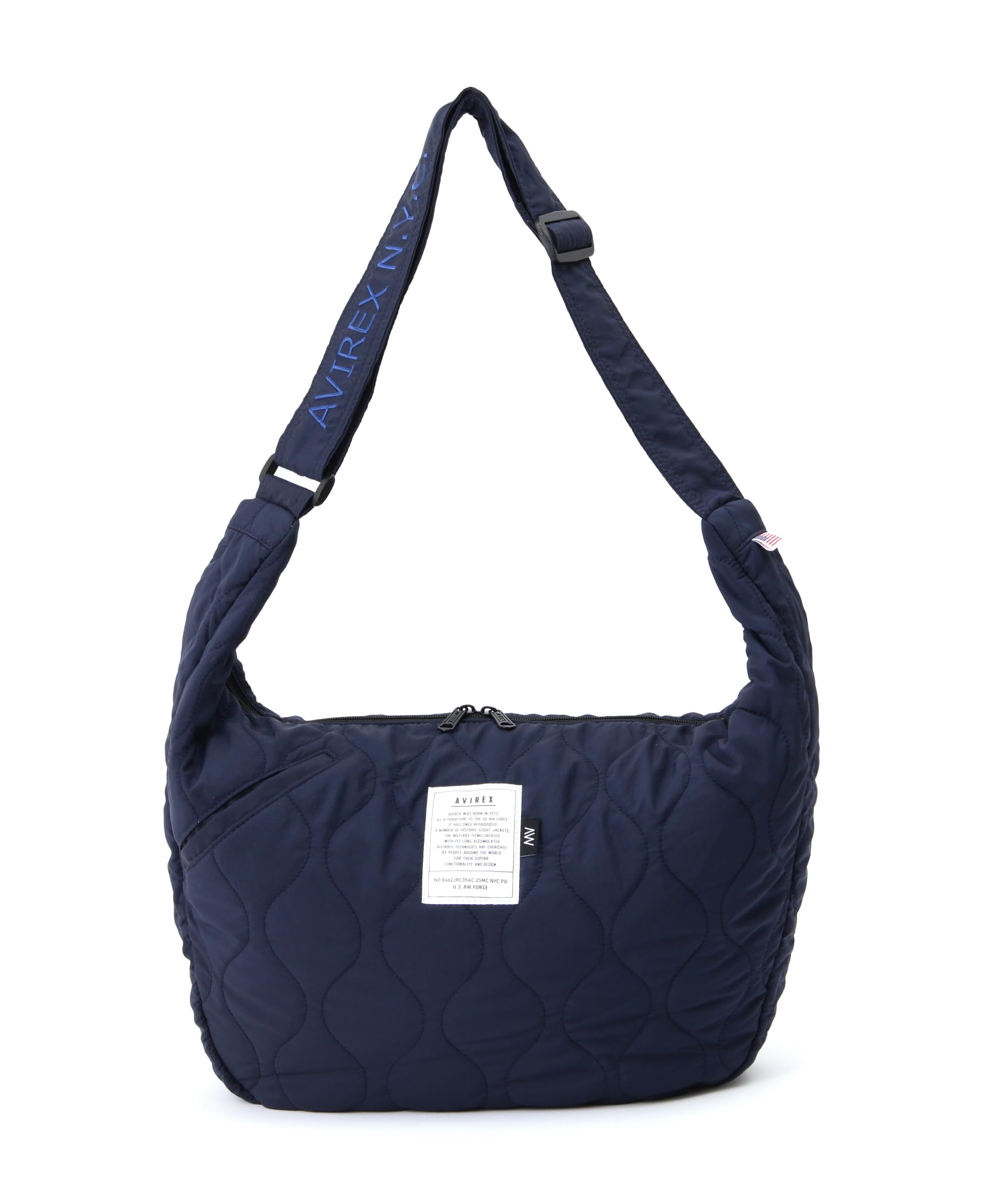 AVIREX Limited BONDING QUILTING SHOULDER BAG navy 783-5976703