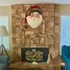 Wooden Santa Claus Door Sign Santa Claus Santa Claus Pendant Creative   Gate