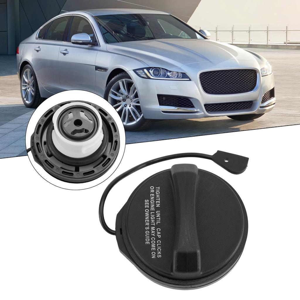 Fuel Cap For Jaguar XE Automotive Part Direct Replacement Cap Fits 2016-2022 Models OE Replacement Plastic Material Single Piece