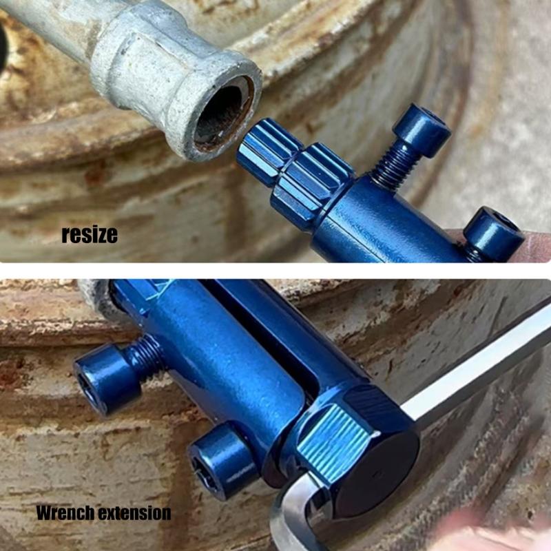 Double Screw Extractors Double Head Water Pipe Screw Puller Removal Tool for Damaged Screws on 1/2" and 3/4" Hoses