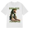Brr Brr Patapim T Shirt Funny Italian Brainrot Meme Graphic Men Women Tshirt Summer Short Sleeve Cotton Tees Casual Oversize Top