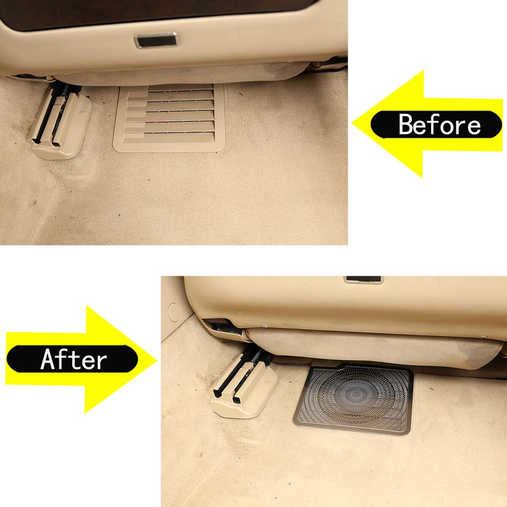 Steel Under Seat Air Condition Outlet Dust Cover For Benz S Class W221 2008-12