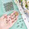 1box 304 Stainless Steel Beads Column Stainless Steel color 8x4mm Hole: 5mm 100pcs/box