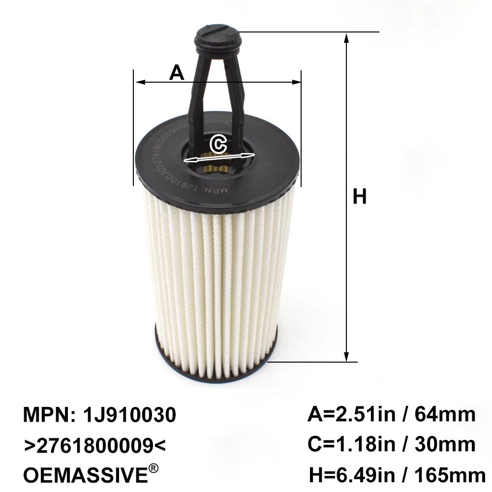 Oil Filter 2761800009 For Benz GL E SL W212 C207 S212 W221 R231 CL550 CLS550 E550 GL450 GLS500 ML550 S550 4663cc 2014 2015